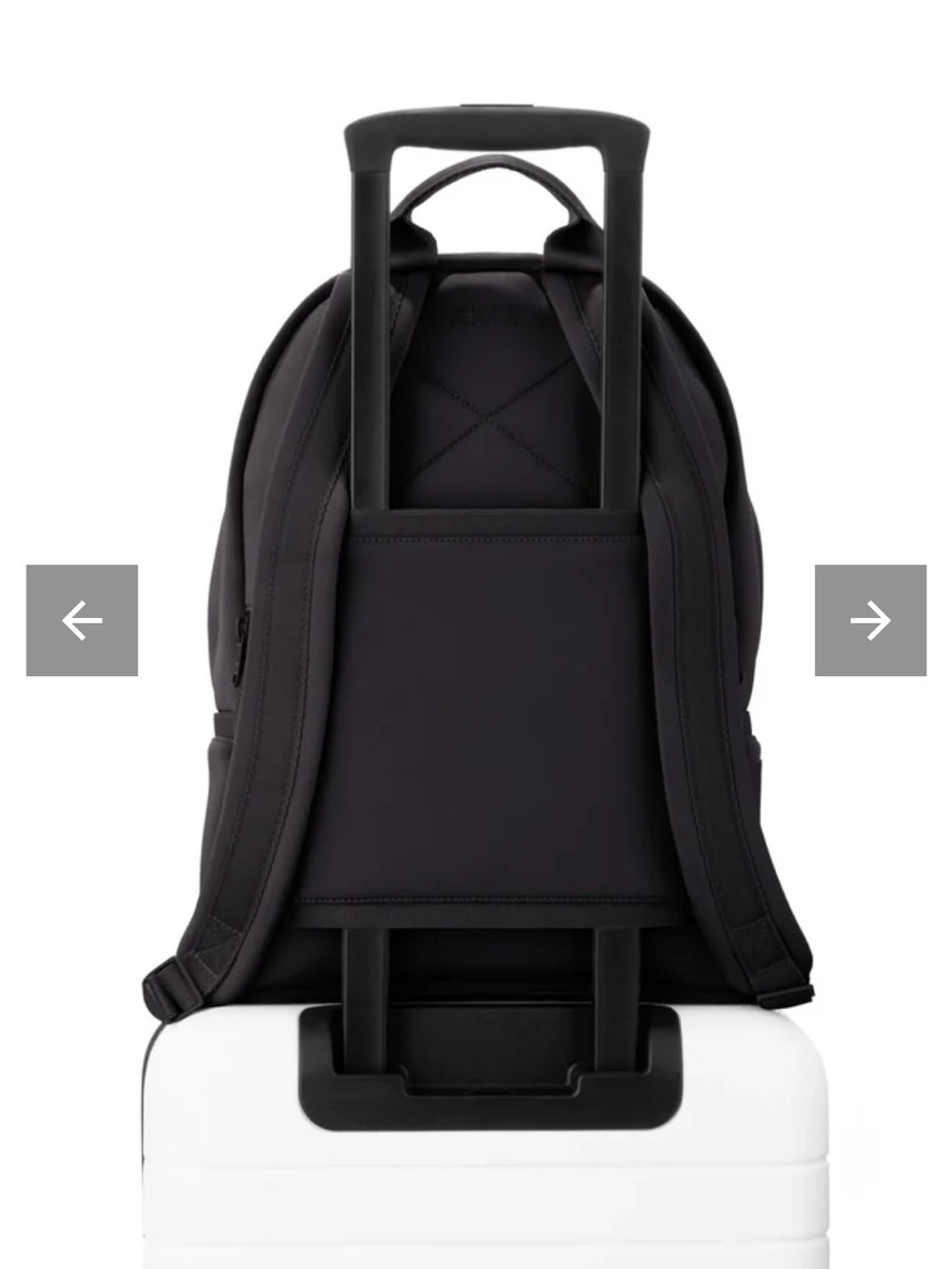 DAGNE DOVER Grey Everyday Backpack - Compact 17" - Picture 14 of 14